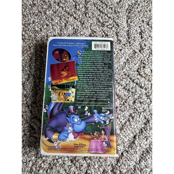 Aladdin (VHS, 1993) Black Diamond - Picture 3 of 8